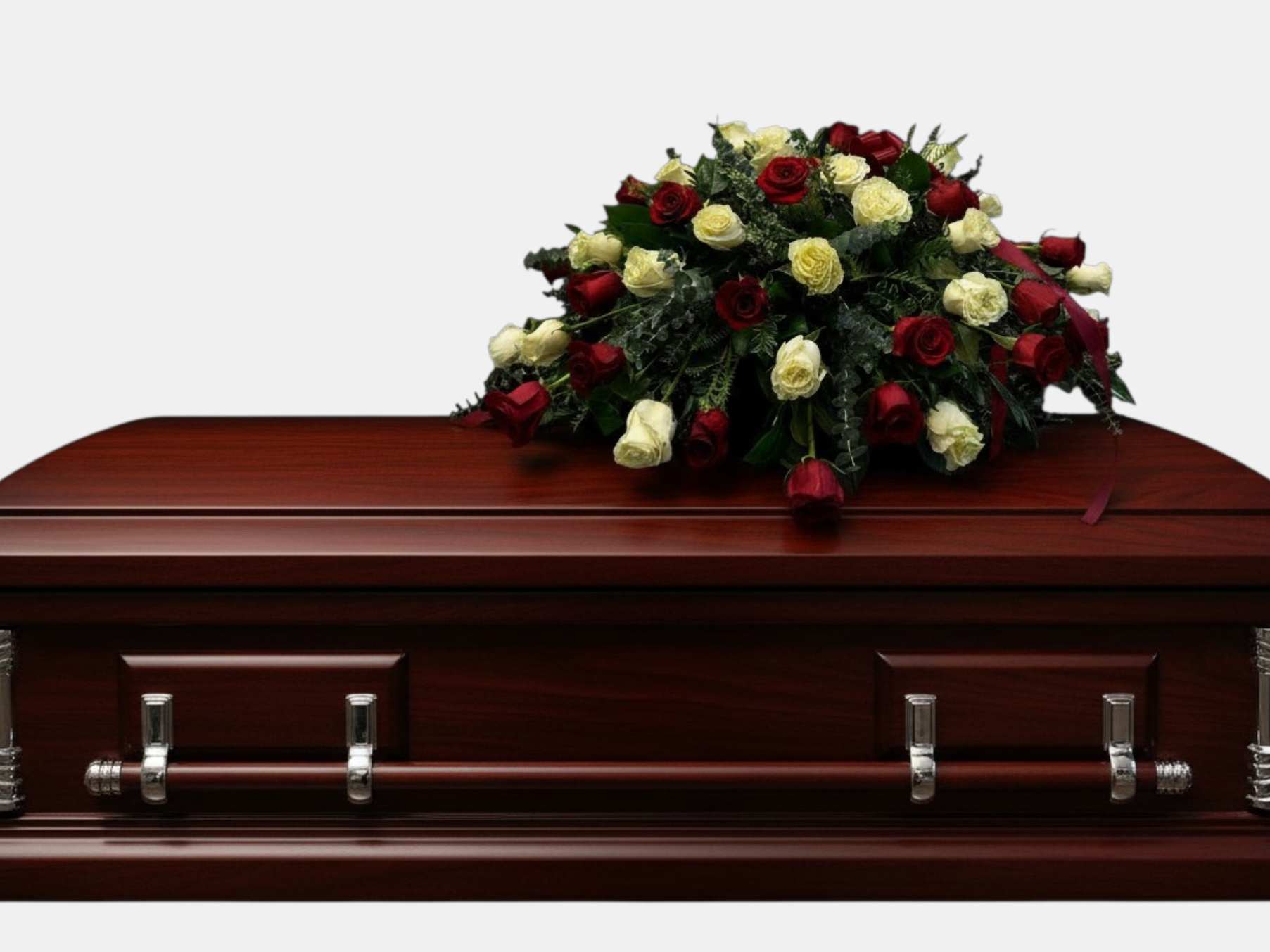 Restful Roses Casket Spray