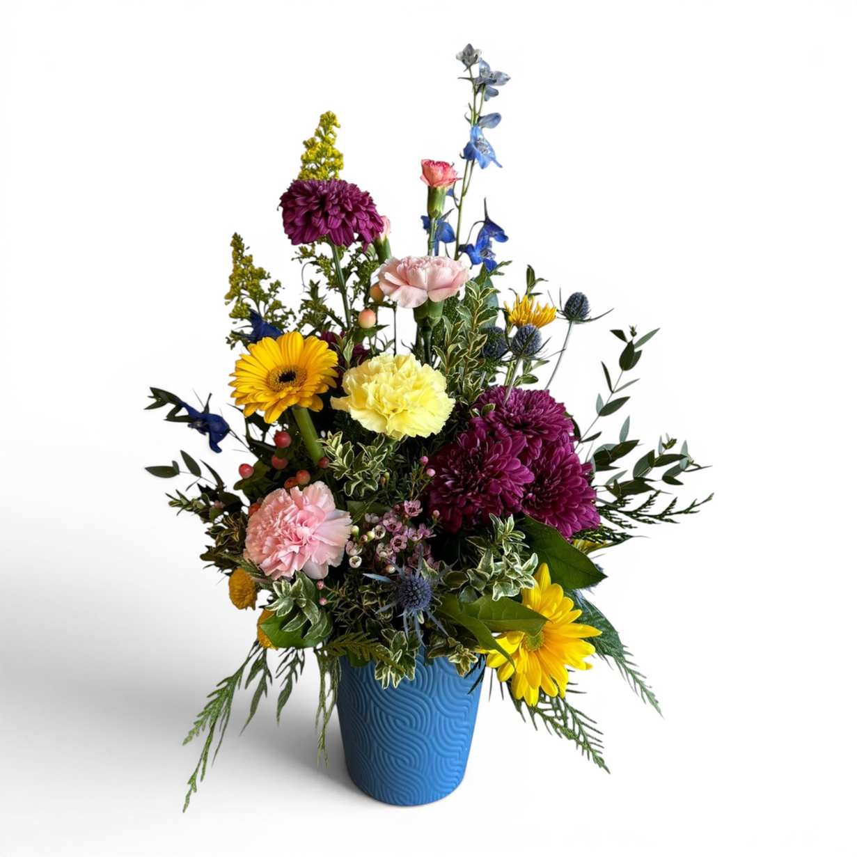 Blooms In Blue