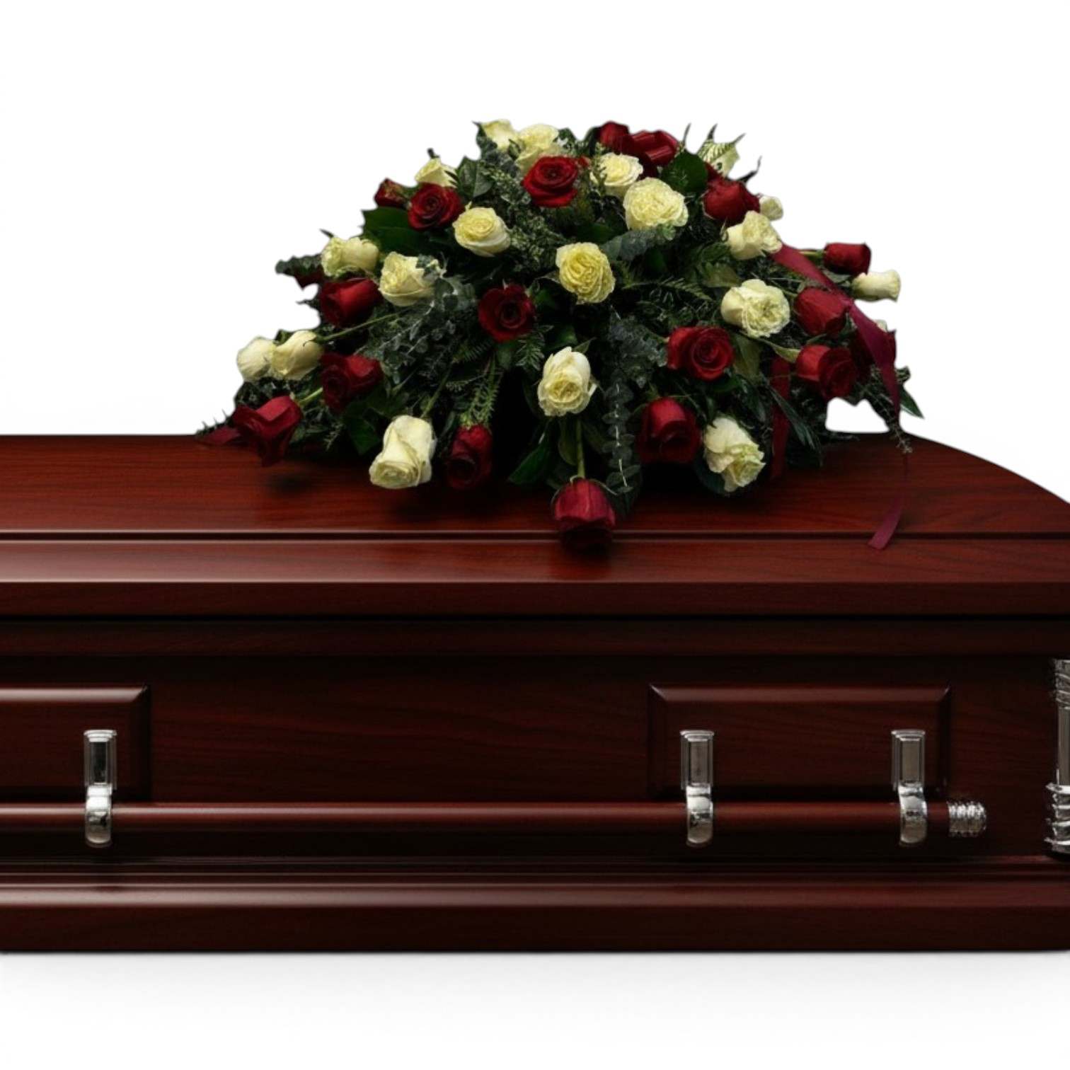 Restful Roses Casket Spray